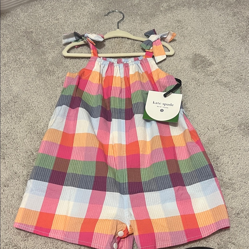 NWT Kate Spade Colorful Striped Romper. Super cute!!!